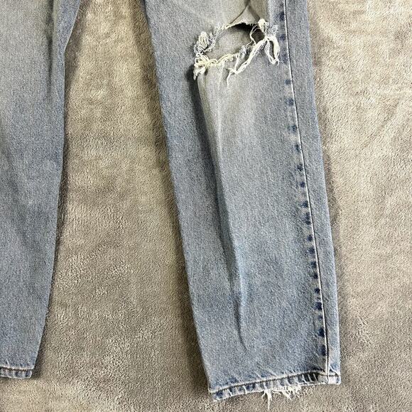 Vintage Levi's Mens' Orange Tab Distressed Light Wash Jeans Size 34x32 - Picture 3 of 12